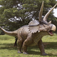 Illustration for article titled Skip the Gnomes and Put a Giant Charging Triceratops In Your Garden